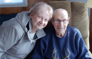 Meals on Wheels volunteer w/Bence