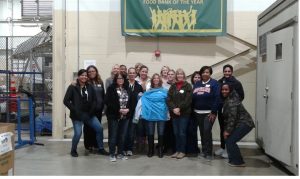 AgeWays staff volunteers at Gleaners