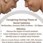 Caregiving During Times of Social Isolation