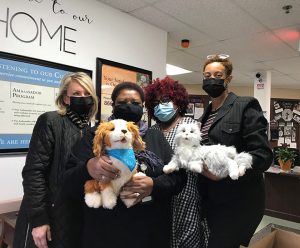 AAA 1-B distributed robotic pets to nursing homes