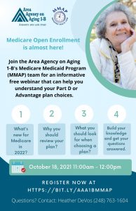 Area Agency on Aging 1-B Medicare 101 Flyer